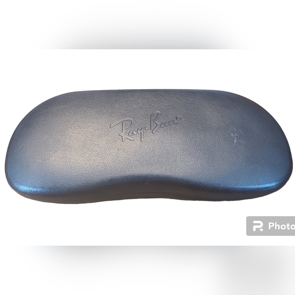 Genuime Rayban Sunglasses Eyeglasses Hard Case BLACK Case Only Small Damage Pics